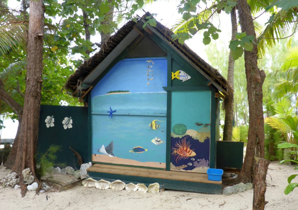 Beach hut mural, Matriki (Aitutaki)